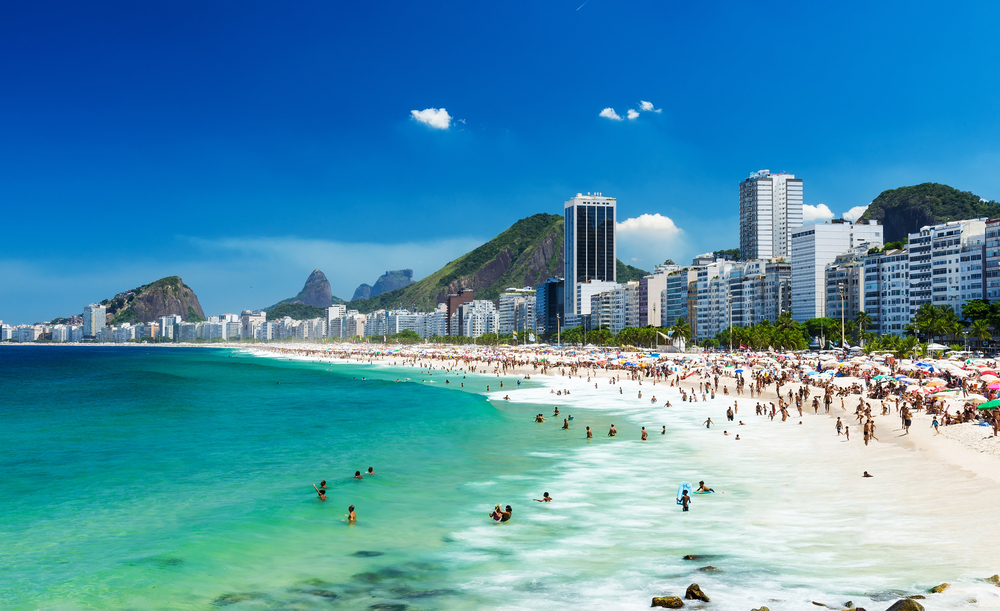 tourism Copacabana Beach in Rio de Janeiro. Photo: Catarina Belova/Shutterstock