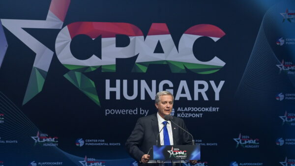 chile border José Antonio Kast, leader of the Chilean Republican Action, speaks during the third Hungarian edition of the Conservative Political Action Conference, CPAC in Budapest. Photo: Zoltan Mathe/EFE/EPA